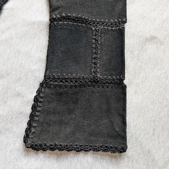 Vintage h&g Outerwear Patchwork Leather Jacket - Picture 7 of 12